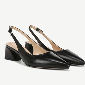 Franco Sarto Elegant Black Slingback Heels